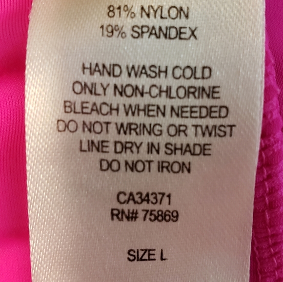 Gossip Swim Bottoms / Skirt Zipper Pocket Pink - Picture 7 of 7